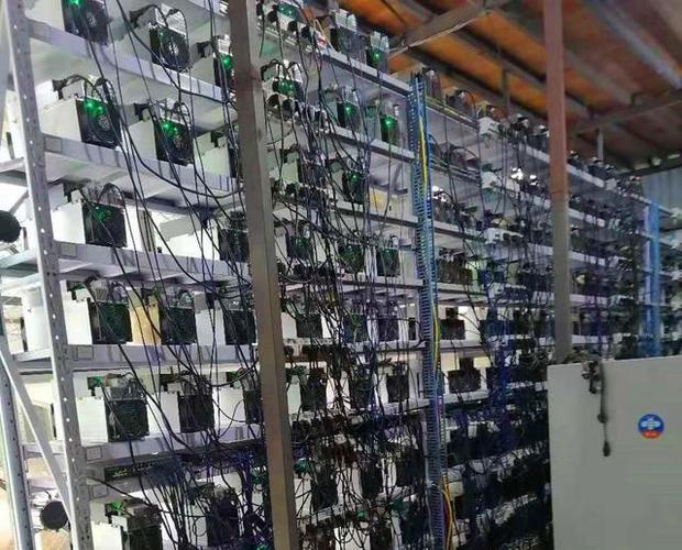 A high-performance Zcash miner in a professional hosting environment, showcasing efficiency and power