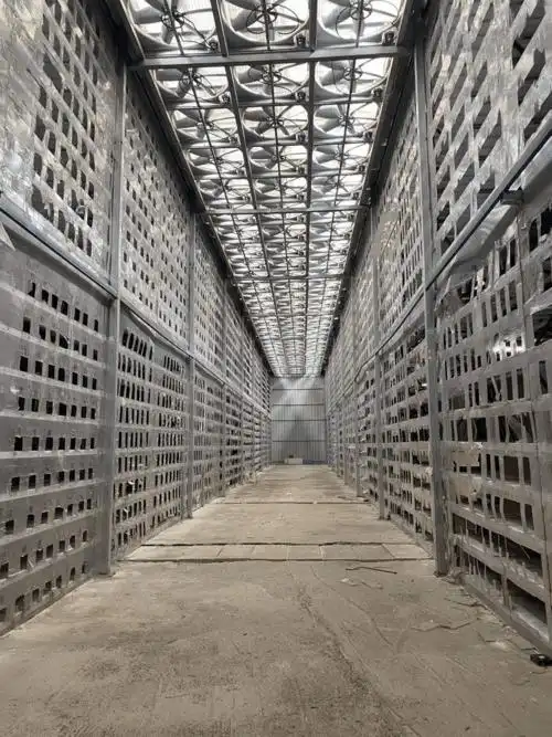 An advanced cryptocurrency mining farm in Canada